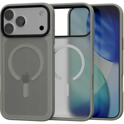 Θήκη iPhone 17 Pro Max Spacecase Fusion Mag Ημιδιάφανη Σκληρή με MagSafe - Gray (5905719138165)