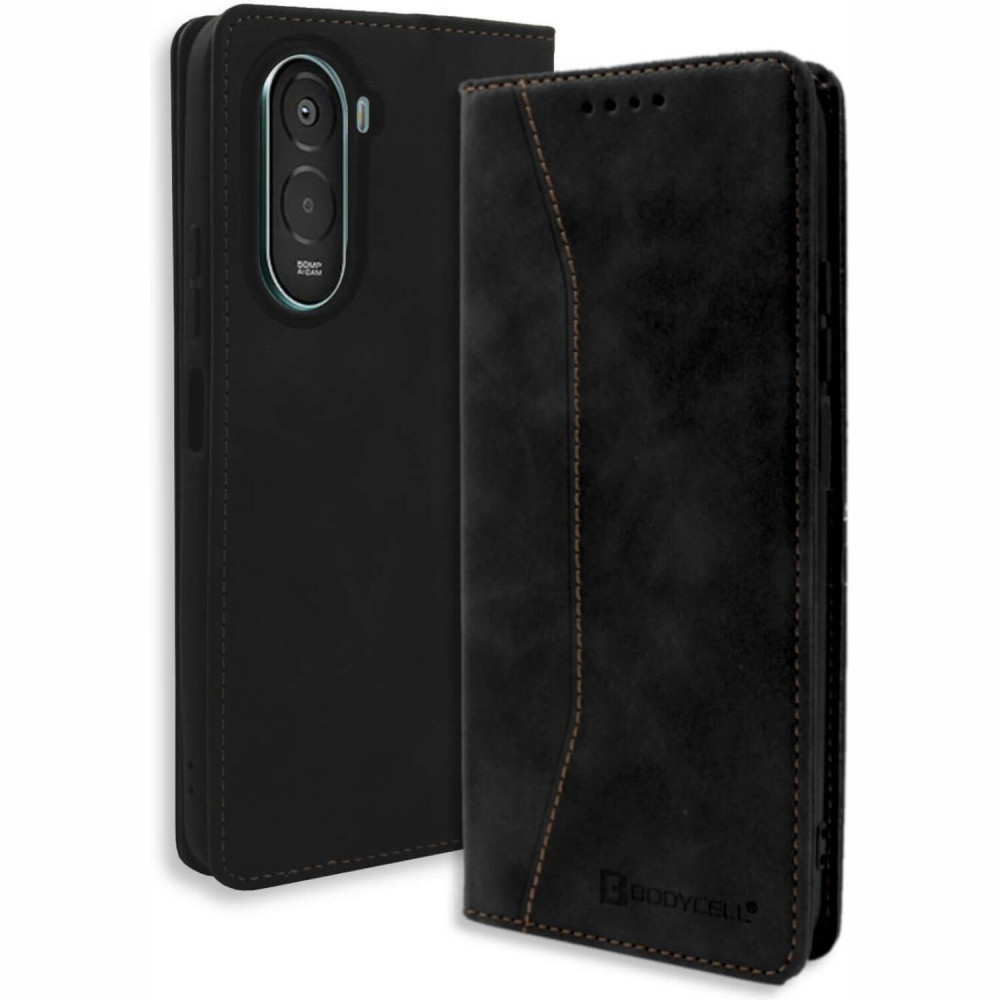 Θήκη Xiaomi Poco M7 4G Bodycell Book Case Πορτοφόλι - Black (5206015083310)