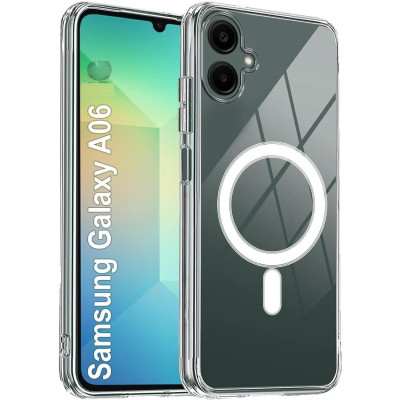 Θήκη Samsung Galaxy A06 Bodycell Clear Case Διάφανη Σκληρή με MagSafe - Clear (5206015083402)