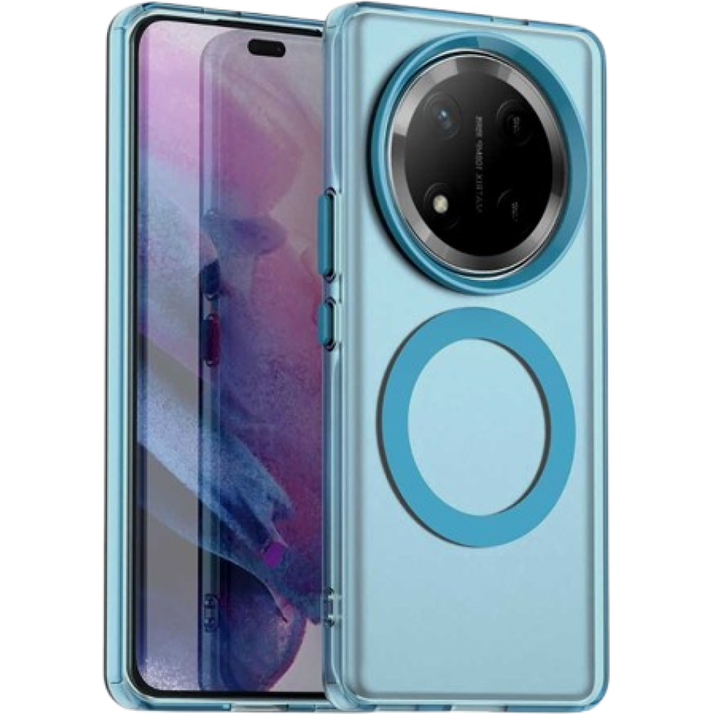 Θήκη Honor Magic7 Lite Techsuit CandyCase Σκληρή Ημιδιάφανη με MagSafe - Blue (5949419310988)