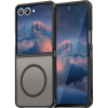 Θήκη Samsung Galaxy Z Flip7 Techsuit HaloFrost II MagSafe Σκληρή Ημιδιάφανη με MagSafe - Black (5949419296176)