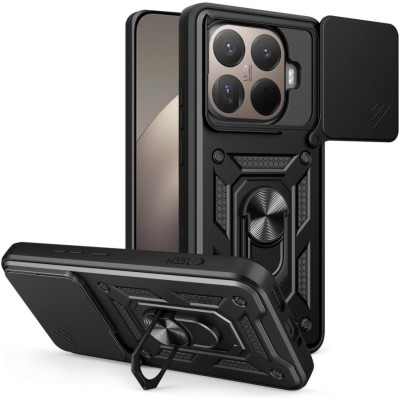 Θήκη Xiaomi 15T Pro Tech-Protect Camshield Pro Ανθεκτική με Κάλυμμα για την Κάμερα & Ring Holder - Black (5906302334704)