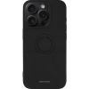 Θήκη iPhone 15 Pro Spacecase Silicone Ring Σιλικόνης με Μεταλλικό Μαγνητικό Ring Holder - Black (5905719103842)