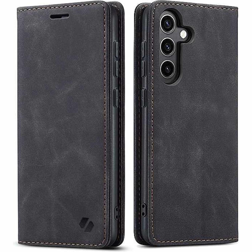 Θήκη Samsung Galaxy S25 FE Spacecase Wallet Πορτοφόλι - Black (5905719132729)