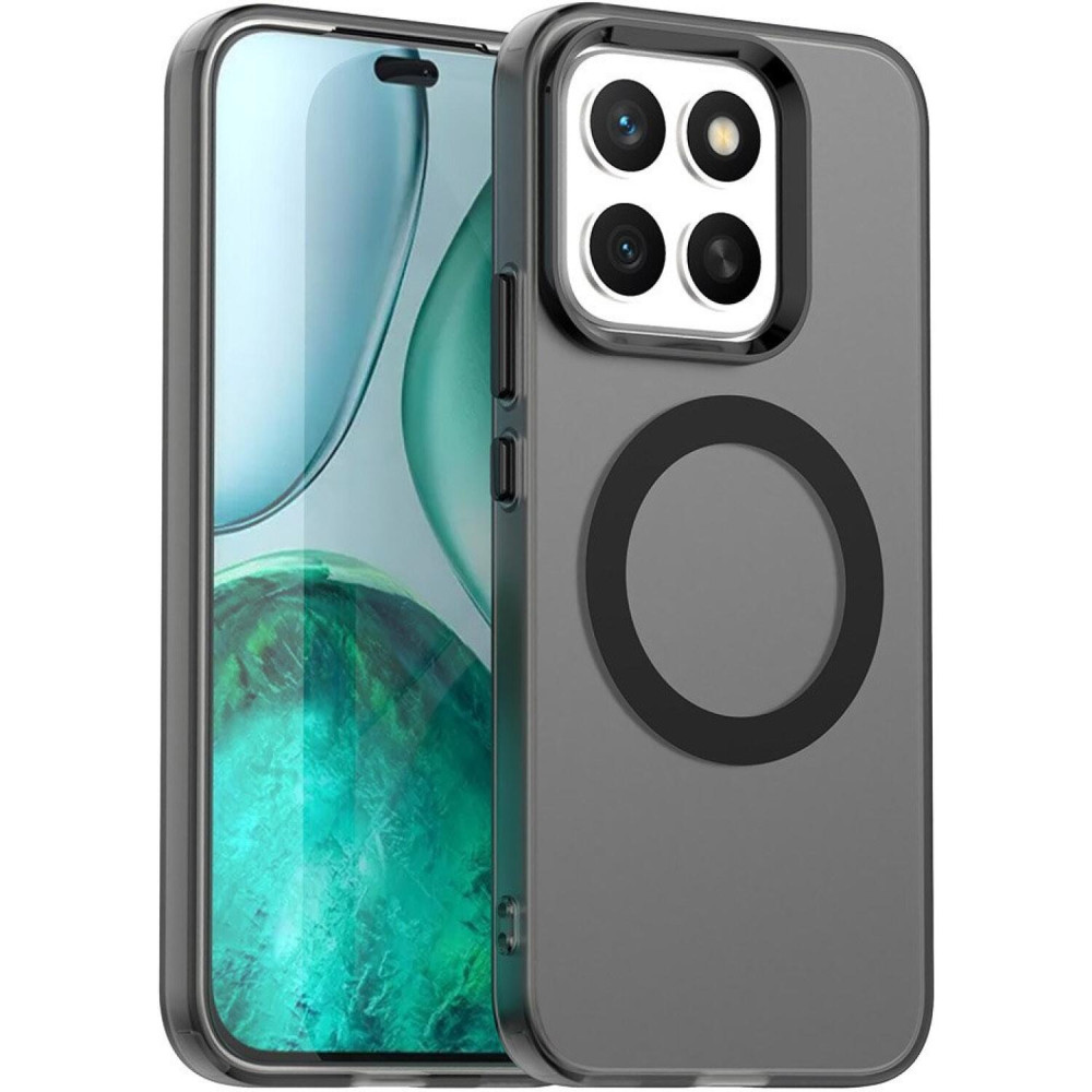 Θήκη Honor X8c Techsuit CandyCase Σκληρή Ημιδιάφανη με MagSafe - Black (5949419310919)