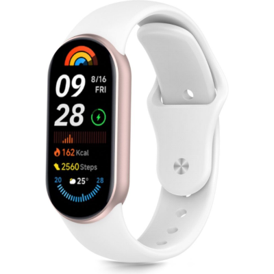 Λουράκι Xiaomi Smart Band 10 / 10 NFC / 9 / 9 NFC / 8 / 8 NFC Tech-Protect Iconband Pure Σιλικόνης - White (5906302331321)