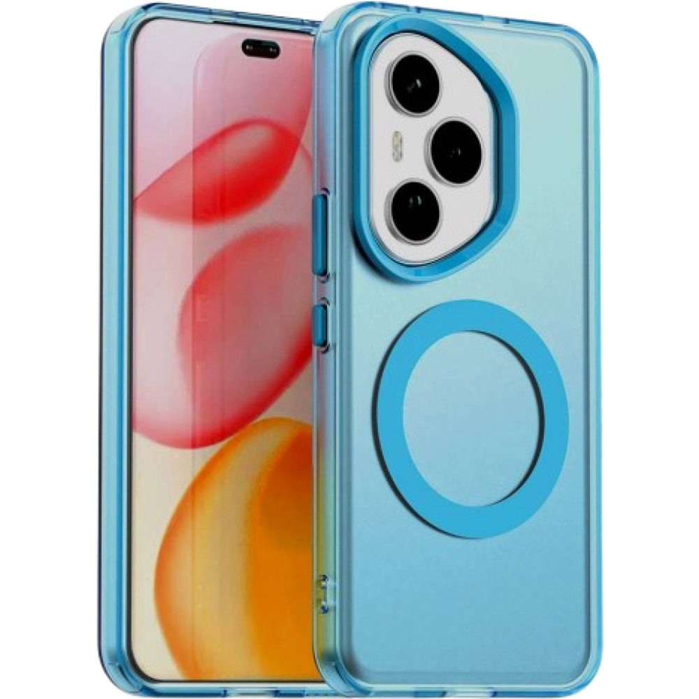 Θήκη Honor 400 Pro Techsuit CandyCase Σκληρή Ημιδιάφανη με MagSafe - Blue (5949419310735)