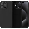 Θήκη iPhone 15 Pro Max Spacecase Silicone Mag Case Σιλικόνης με MagSafe - Black (5905719137861)