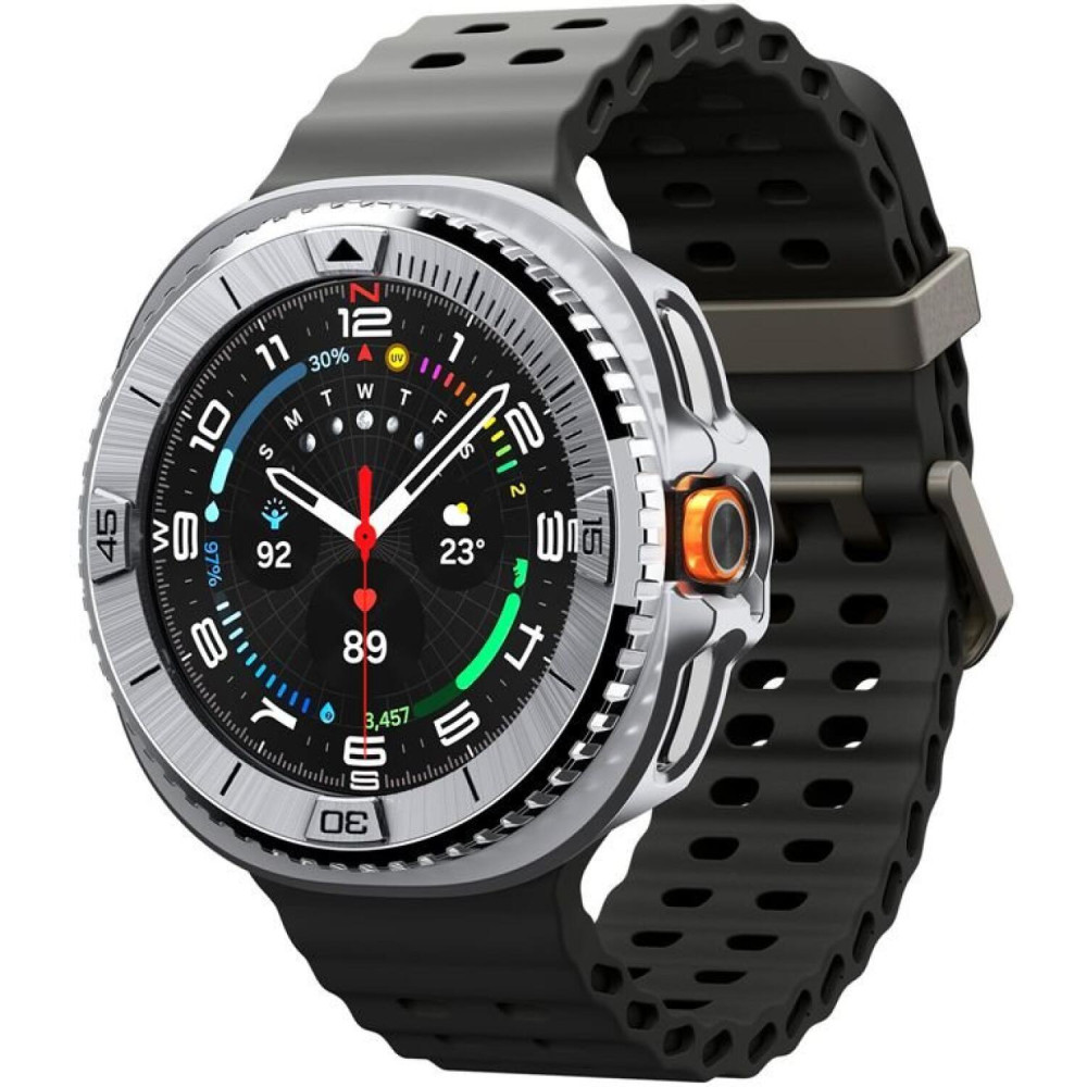 Στεφάνη Προστασίας Samsung Galaxy Watch 8 Classic 46mm Spigen Bezel Tune Pro από Ανοξείδωτο Ατσάλι - Silver (ACS10017)