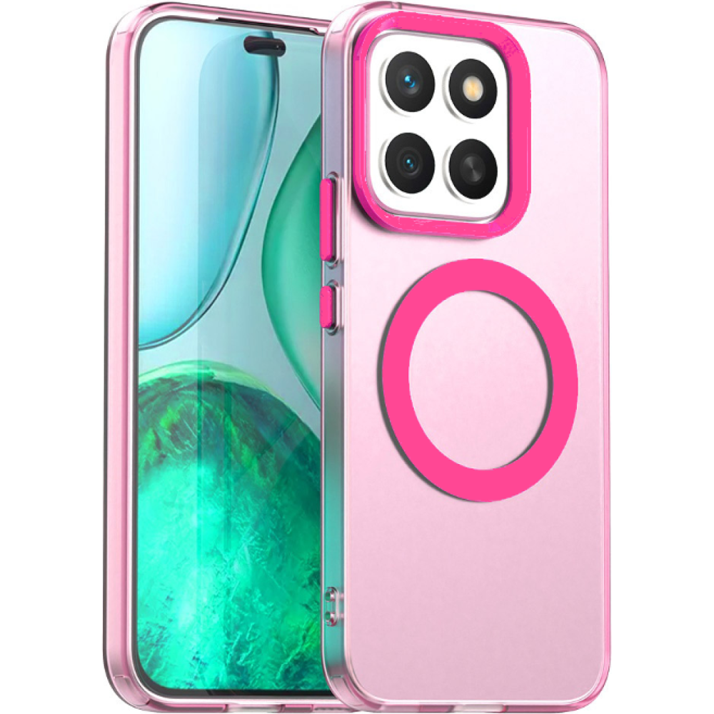 Θήκη Honor X8c Techsuit CandyCase Σκληρή Ημιδιάφανη με MagSafe - Pink (5949419310896)