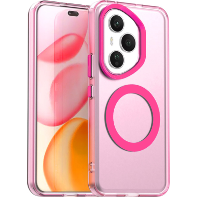 Θήκη Honor 400 Pro Techsuit CandyCase Σκληρή Ημιδιάφανη με MagSafe - Pink (5949419310742)