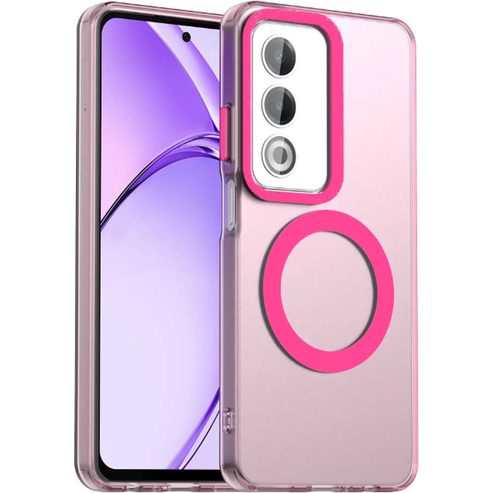 Θήκη Oppo A80 Techsuit CandyCase Σκληρή Ημιδιάφανη με MagSafe - Pink (5949419310346)