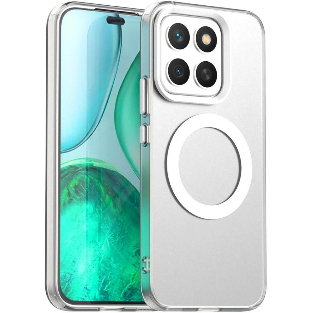 Θήκη Honor X8c Techsuit CandyCase Σκληρή Ημιδιάφανη με MagSafe - White (5949419310902)