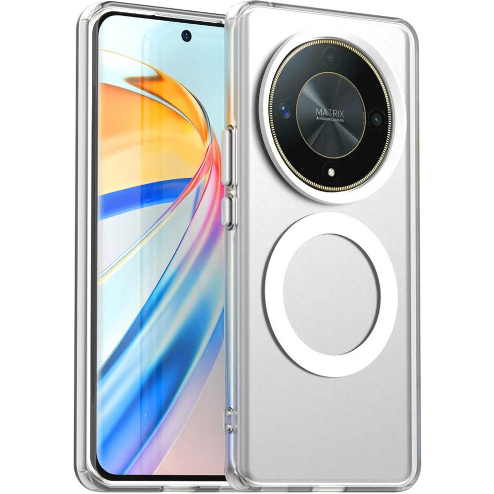 Θήκη Honor Magic6 Lite Techsuit CandyCase Σκληρή Ημιδιάφανη με MagSafe - White (5949419311107)