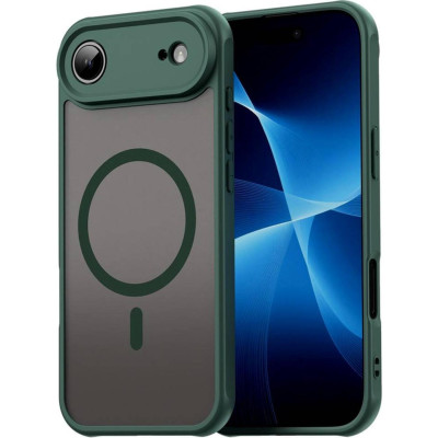 Θήκη iPhone Air Techsuit HaloFrost II MagSafe Σκληρή Ημιδιάφανη με MagSafe - Green (5949419296763)