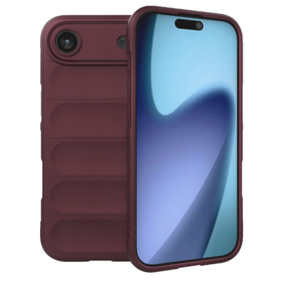 Θήκη iPhone Air Techsuit Magic Shield Σιλικόνης - Bordeaux (5949419290297)