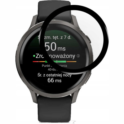 Hybrid Glass Garmin Venu 4 41mm Spacecase Smartwatch Αντιχαρακτικό Προστατευτικό Υβριδικό Οθόνης - Black (5905719138011)