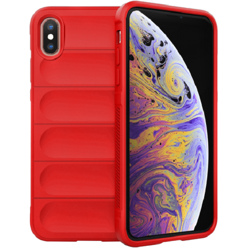 Θήκη iPhone XS Max Techsuit Magic Shield Σιλικόνης - Red (5949419113121)