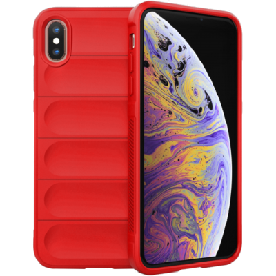 Θήκη iPhone XS Max Techsuit Magic Shield Σιλικόνης - Red (5949419113121)