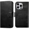 Θήκη iPhone 16 Pro Max iCarer Leather Detachable 2 in 1 Wallet Δερμάτινο Πορτοφόλι με RFID & MagSafe - Black (WMI16240722-BK)