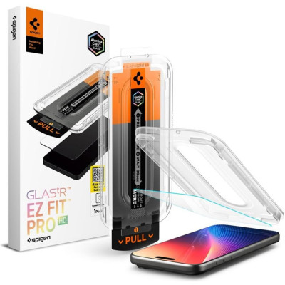 Tempered Glass iPhone 17 Pro Max / 16 Pro Max Spigen GLAS.tR EZ Fit Pro HD Αντιχαρακτικό Γυαλί Προστασίας Οθόνης - Clear (AGL10095)
