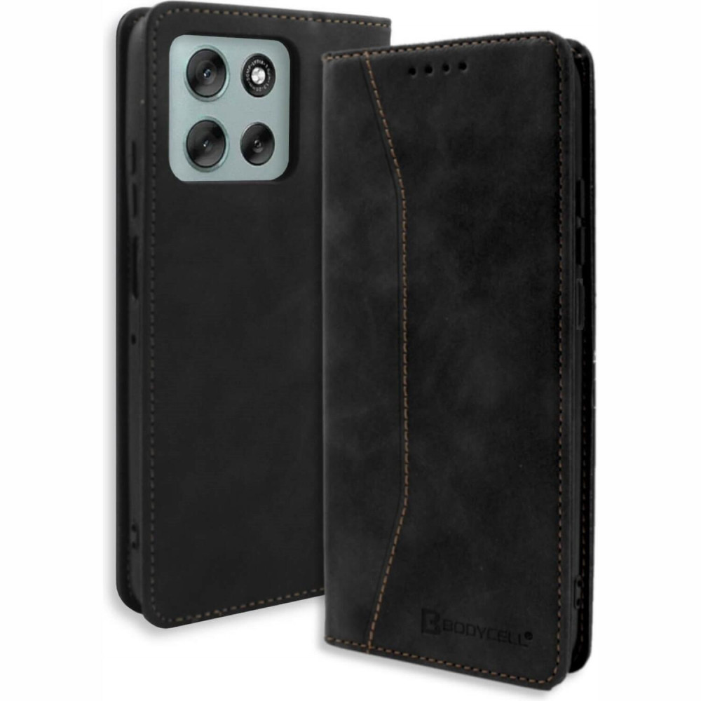 Θήκη Motorola Moto G56 Bodycell Book Case Πορτοφόλι - Black (5206015085017)
