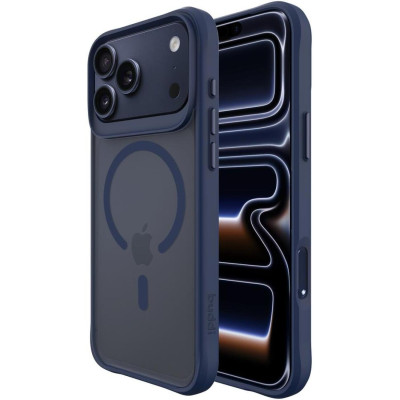 Θήκη iPhone 17 Pro Buddi Hybrid Σκληρή Ημιδιάφανη με MagSafe - Matte Blue (8719246492518)