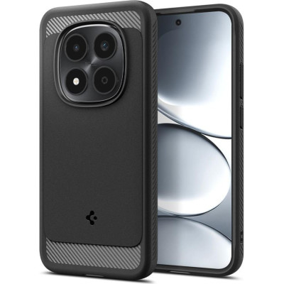 Θήκη Xiaomi Redmi Note 15 Pro 5G Spigen Rugged Armor Ανθεκτική Σιλικόνης - Matte Black (ACS10460)