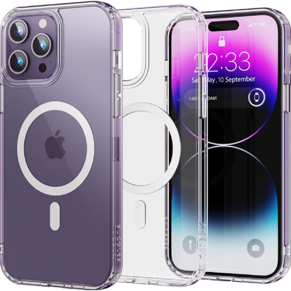 Vivid Acrylic Case - Σκληρή Θήκη MagSafe Apple iPhone 14 Pro Max - Transparent (VIMAGACR298TN)