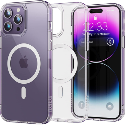 Vivid Acrylic Case - Σκληρή Θήκη MagSafe Apple iPhone 14 Pro Max - Transparent (VIMAGACR298TN)