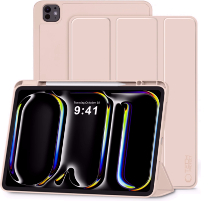 Θήκη iPad Pro 13" 2025 / 2024 Tech-Protect SC Pen Smartcase Flip με Υποδοχή για Apple Pencil - Pink (5906302335756)