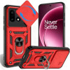 Θήκη OnePlus 15 Bodycell Armor Slide Ανθεκτική με Κάλυμμα για την Κάμερα & Μεταλλικό Ring Holder - Red (5206015084904)
