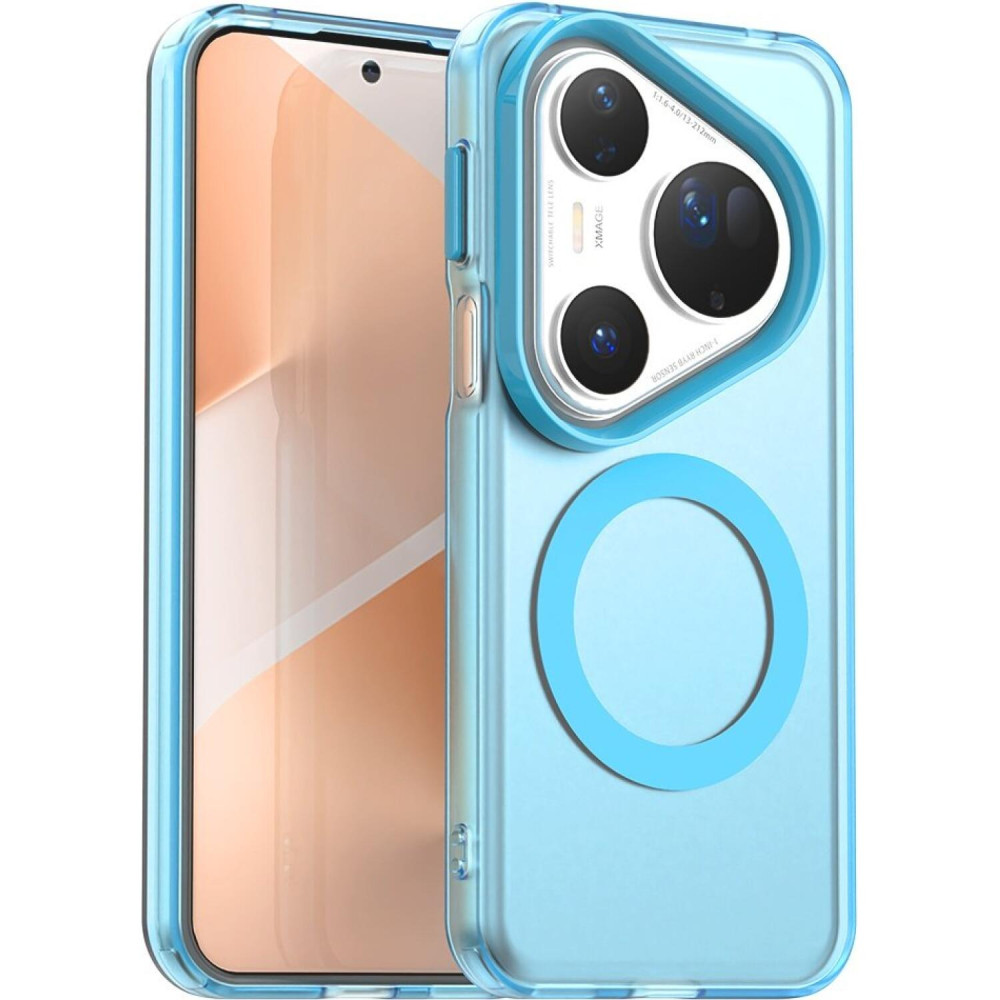 Θήκη Huawei Pura 80 Ultra Techsuit CandyCase Σκληρή Ημιδιάφανη με MagSafe - Blue (5949419334908)