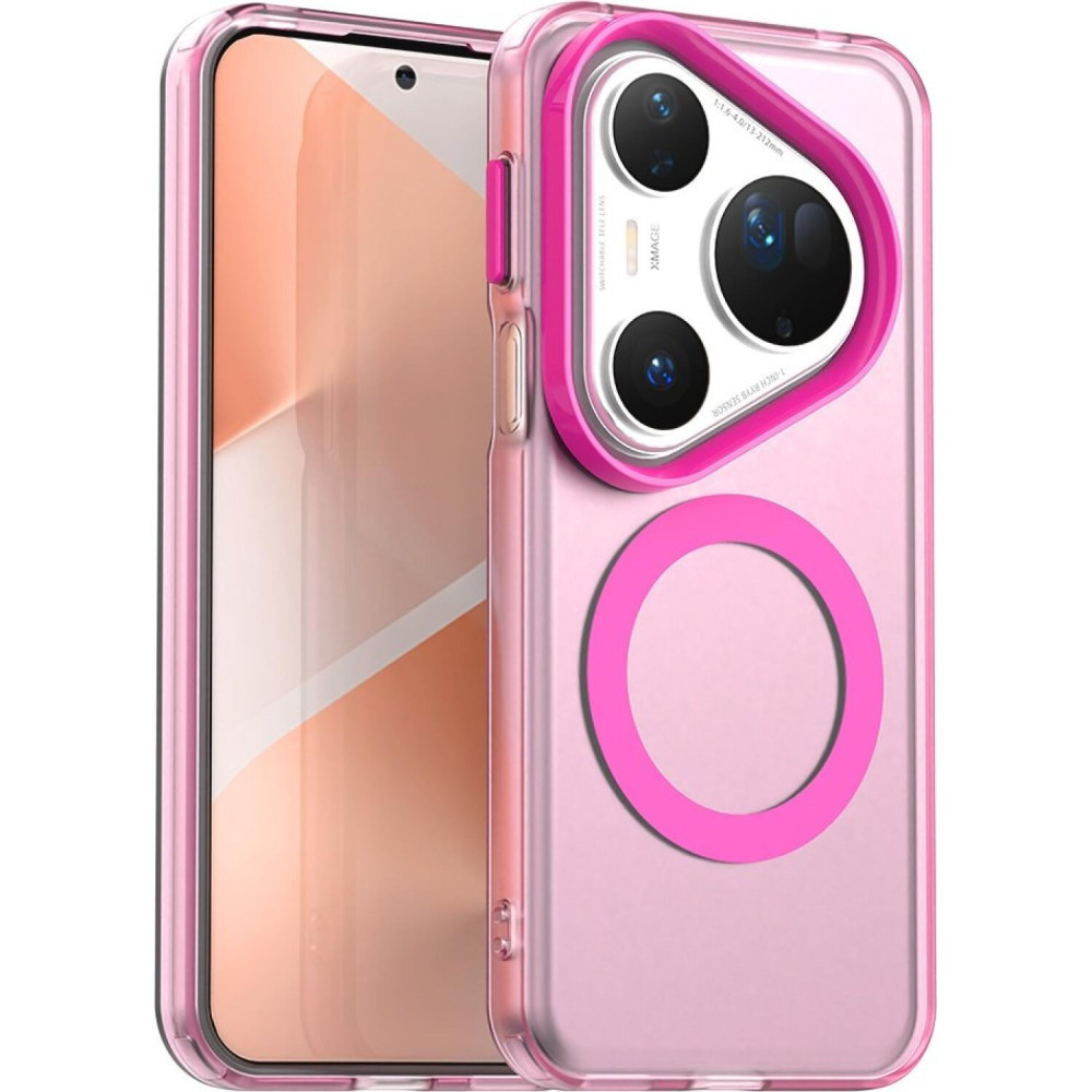 Θήκη Huawei Pura 80 Ultra Techsuit CandyCase Σκληρή Ημιδιάφανη με MagSafe - Pink (5949419334915)