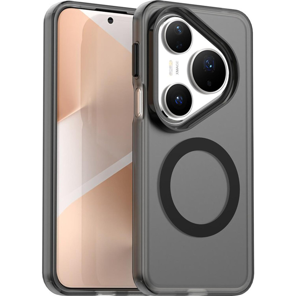 Θήκη Huawei Pura 80 Pro Techsuit CandyCase Σκληρή Ημιδιάφανη με MagSafe - Black (5949419334878)