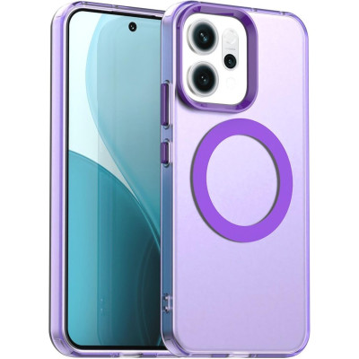 Θήκη Oppo Reno14 Techsuit CandyCase Σκληρή Ημιδιάφανη με MagSafe - Purple (5949419349339)