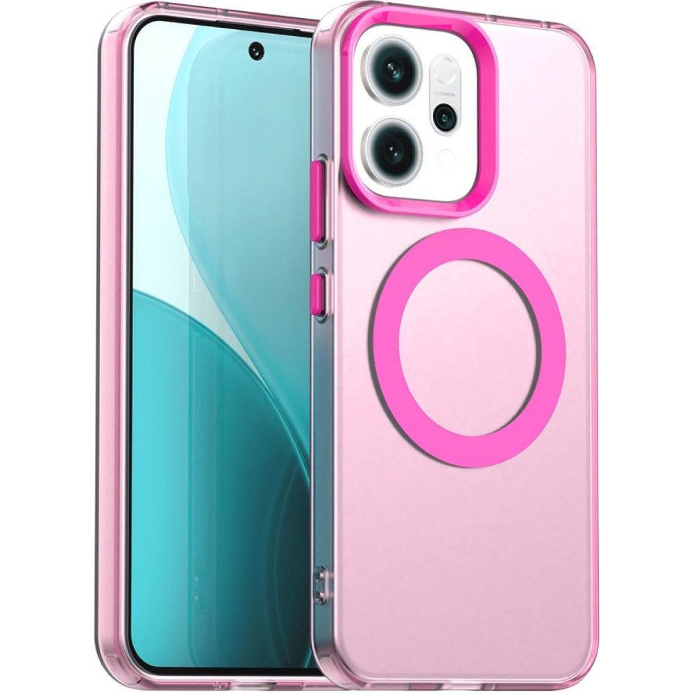 Θήκη Oppo Reno14 Techsuit CandyCase Σκληρή Ημιδιάφανη με MagSafe - Pink (5949419349353)
