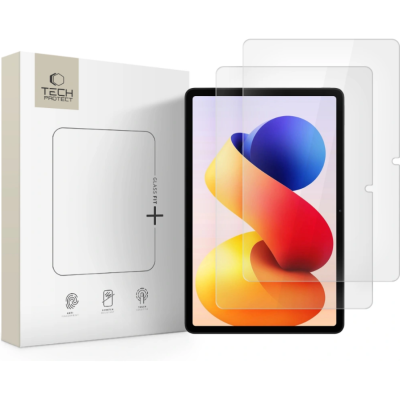 Tempered Glass Xiaomi Redmi Pad Pro / Redmi Pad 2 Pro / Poco Pad M1 12.1" Tech-Protect Glass Fit+ Αντιχαρακτικό Γυαλί Προστασίας Οθόνης 2 Τεμάχια - Clear (5906302335442)