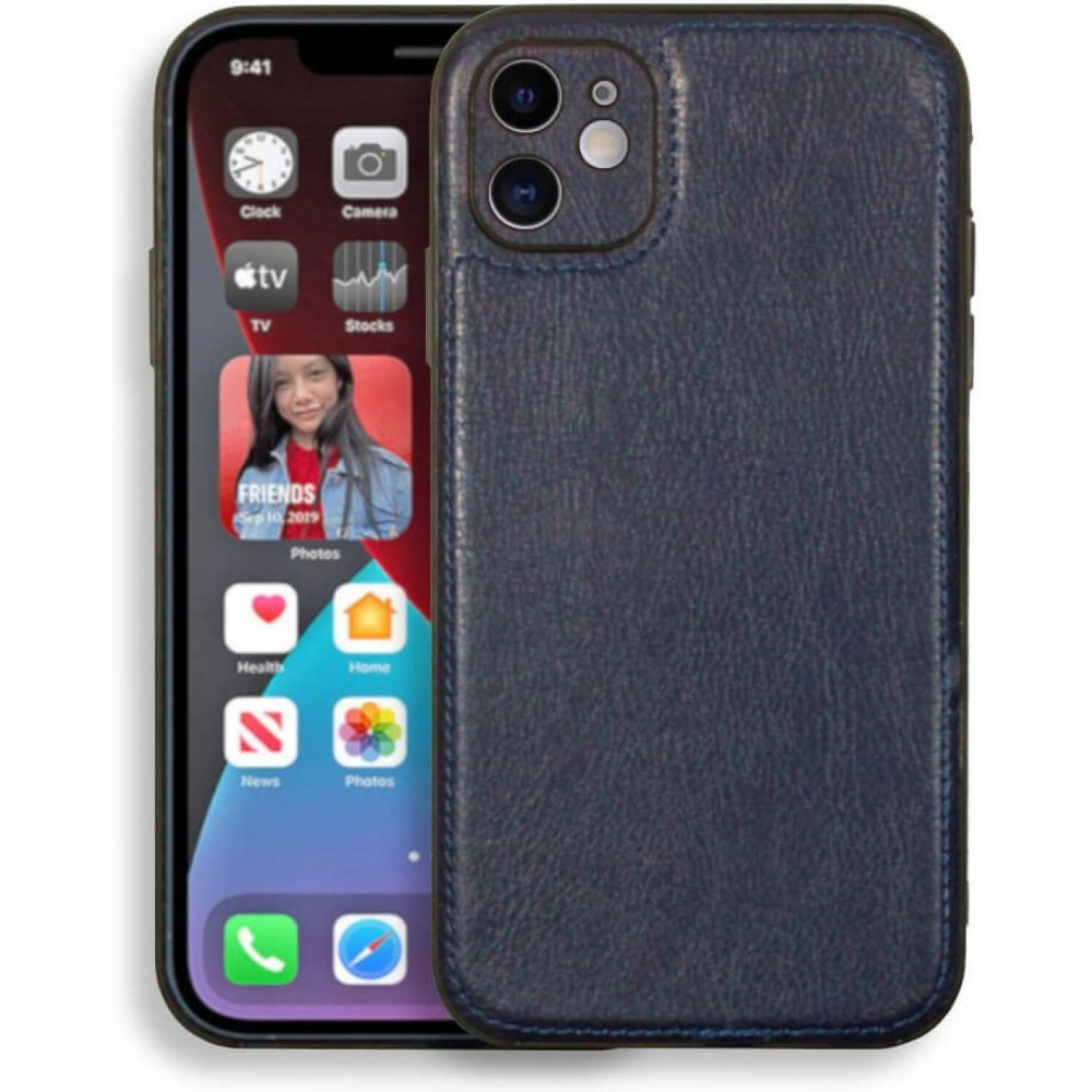 Θήκη iPhone 11 Bodycell Prestige Backcover με Πλαίσιο Κάμερας - Blue (5206015067884)