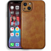Θήκη iPhone 14 Bodycell Prestige Backcover με Πλαίσιο Κάμερας - Brown (5206015068256)