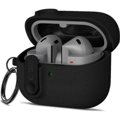 Θήκη Samsung Galaxy Buds 3 / 3 FE / 3 Pro Tech-Protect Slim Hook Σκληρή - Black (5906302352753)