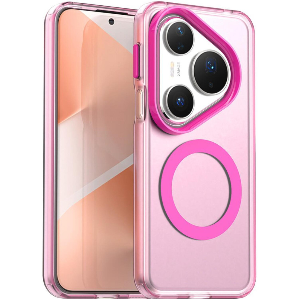 Θήκη Huawei Pura 80 Pro Techsuit CandyCase Σκληρή Ημιδιάφανη με MagSafe - Pink (5949419334854)