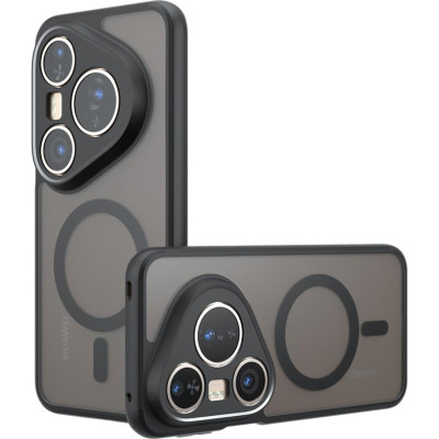 Θήκη Huawei Pura 80 Pro Techsuit PureFrost Σκληρή Ημιδιάφανη με MagSafe - Frosted Black (5949419334885)