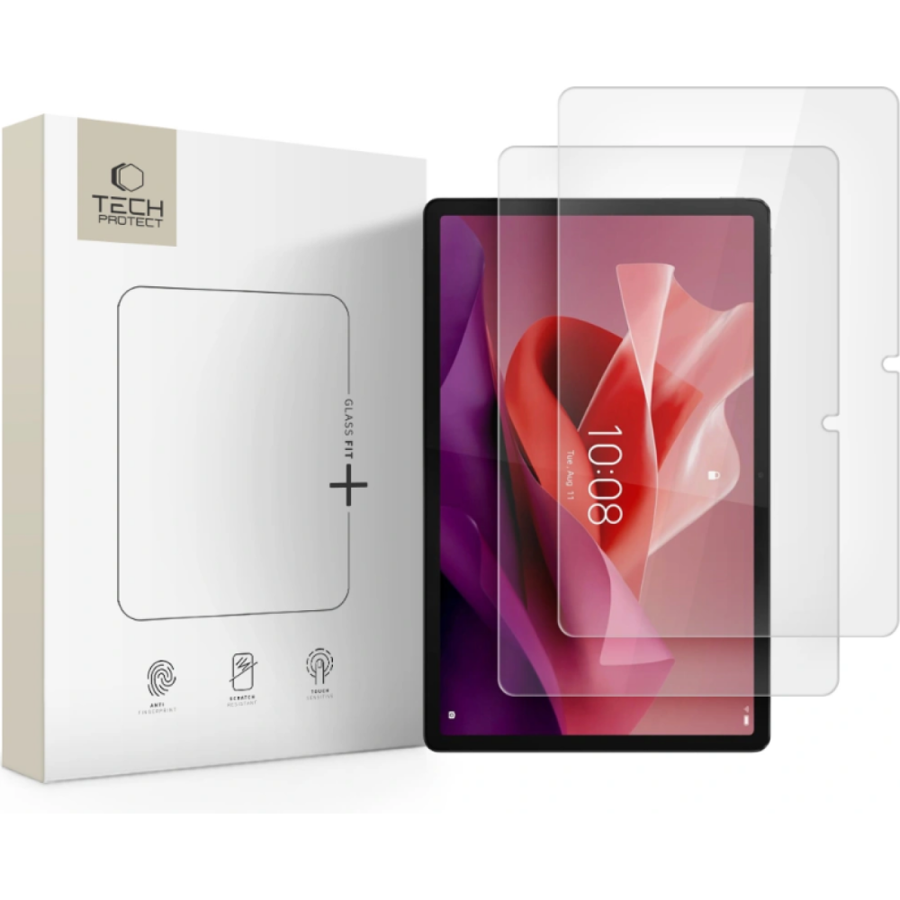 Tempered Glass Lenovo Tab P12 / Idea Tab Pro / Yoga Tab Plus 12.7" Tech-Protect Glass Fit+ Αντιχαρακτικό Γυαλί Προστασίας Οθόνης 2 Τεμάχια - Clear (5906302335589)