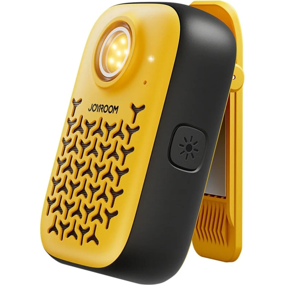 Ηχείο Joyroom Maya JR-MS03 Φορητό Αδιάβροχο Ασύρματο Bluetooth / Μαγνητικό με Κλιπ & Φακό - Yellow / Black (6956116790837)