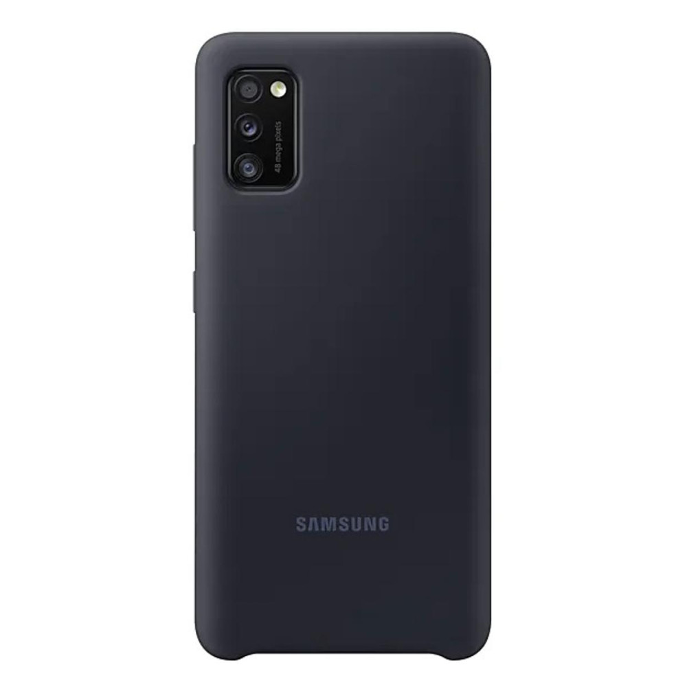 Official Samsung Θήκη Σιλικόνης Samsung Galaxy A41 - Black (EF-PA415TBEGEU)