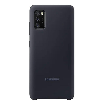 Official Samsung Θήκη Σιλικόνης Samsung Galaxy A41 - Black (EF-PA415TBEGEU)