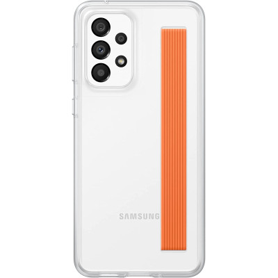 Official Samsung Slim Strap Cover - Διάφανη Σκληρή Θήκη Samsung Galaxy A33 5G - Transparent (EF-XA336CTEGWW)