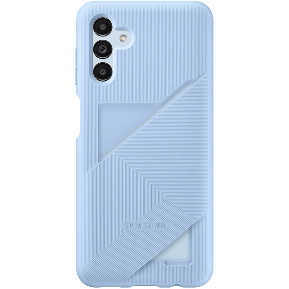 Official Samsung Card Slot Cover - Θήκη Σιλικόνης με Υποδοχή για Κάρτα - Samsung Galaxy A13 5G - Arctic Blue (EF-OA136TLEGWW)