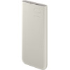 Official Samsung Fast External Battery Pack - PowerBank / Φορητή Μπαταρία Φόρτισης με 2 x Type-C - 10.000mAh - 25W - Beige (EB-P3400XUEGEU)